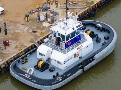 U.S. welcomes its 1st fully electric tugboat eWolf
